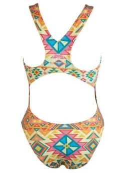 Akron Girls Incas Swimsuit - Yellow -Swimsuit Store 947 1001 04 1