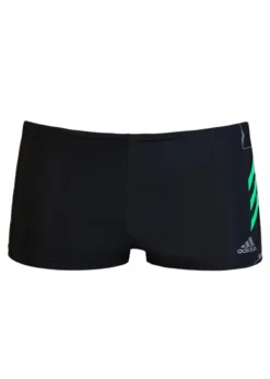 Adidas Boys Tech Trunks - Black / Metallic Silver -Swimsuit Store aj8358 2