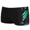 Adidas Boys Tech Trunks - Black / Metallic Silver