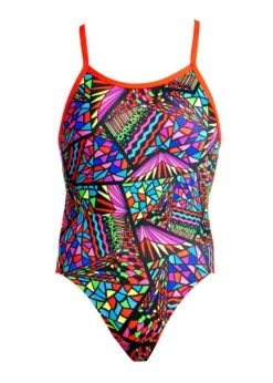 AMANZI Girls Candy Puzzle Swimsuit