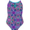 AMANZI Girl's Feline Wild Pro Back Swimsuit