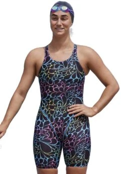 Amanzi Girl's Aquatica Kneelength Swimsuit -Swimsuit Store amanzi aquatica front