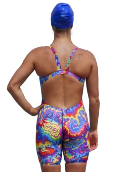Amanzi Girl's Euphoria Kneelength Swimsuit 9 Amanzi Girl's Euphoria Kneelength Swimsuit -Swimsuit Store amanzi euphoria back bright