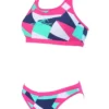Aquafeel Girl's Digital Splash Mini-Cross Back Swim Bikini