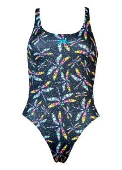 Aquarapid Girl's Dragonfly One Piece Swimsuit - Black/Multi 5 Aquarapid Girl's Dragonfly One Piece Swimsuit - Black/Multi -Swimsuit Store astarj fly1