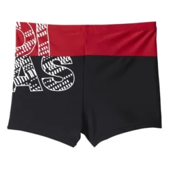 Adidas Boys Performance Swim Boxers - Black / Ray Red -Swimsuit Store ay1532 02 laydown