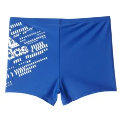 Adidas Boys Performance Swim Boxers - Royal / White -Swimsuit Store ay1533 02 laydown 1