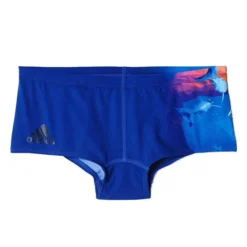 Adidas Boys Graphic Aquashorts - Collegiate Navy / Shock Blue 15 Adidas Boys Graphic Aquashorts - Collegiate Navy / Shock Blue -Swimsuit Store ay2814 01 laydown 1