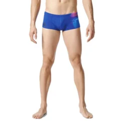Adidas Boys Graphic Aquashorts - Collegiate Navy / Shock Blue 12 Adidas Boys Graphic Aquashorts - Collegiate Navy / Shock Blue -Swimsuit Store ay2814 21 model 1