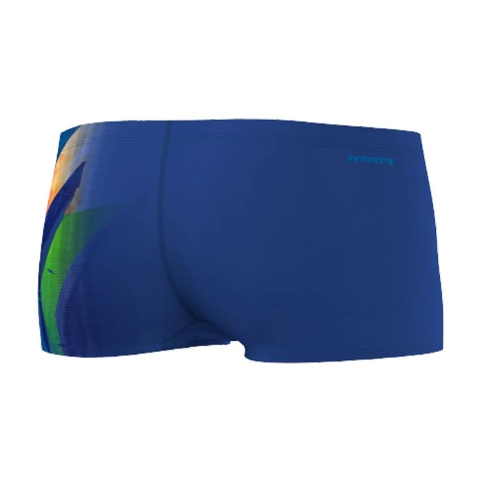 Adidas Boys Graphic Aquashorts - Collegiate Navy / Shock Blue 2 Adidas Boys Graphic Aquashorts - Collegiate Navy / Shock Blue - Image 2