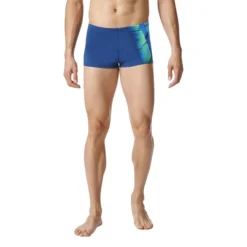 Adidas Boys Graphic Swim Boxers - Shock Blue -Swimsuit Store ay2828 21 model 1