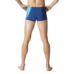 Adidas Boys Graphic Swim Boxers - Shock Blue -Swimsuit Store ay2828 23 hover model 1