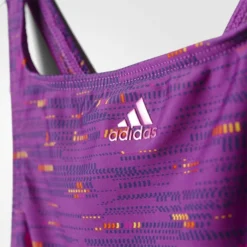 Adidas Girls Graphic Swimsuit - Shock Purple -Swimsuit Store ay6342 41 detail