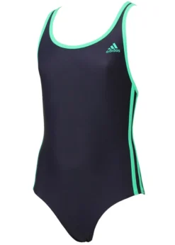 Adidas Girls 3-Stripes Swimsuit - Collegiate Navy