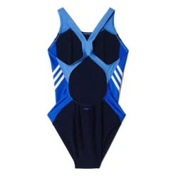 Adidas Girls Colorblock Swimsuit - Collegiate Navy -Swimsuit Store ay6823 02 laydown 1