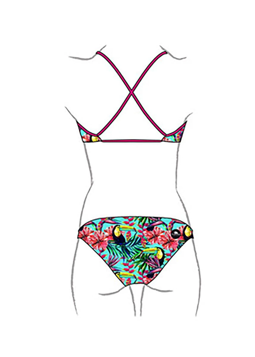 Turbo Girls Tucan Garden Swim Bikini Set - Multicolour 2 Turbo Girls Tucan Garden Swim Bikini Set - Multicolour - Image 2
