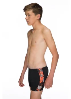 Maru Boys Lookout Pacer Panel Swim Shorts - Orange -Swimsuit Store bk6000 3