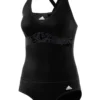Adidas Girls Aquasport Swim Tankini - Black / White