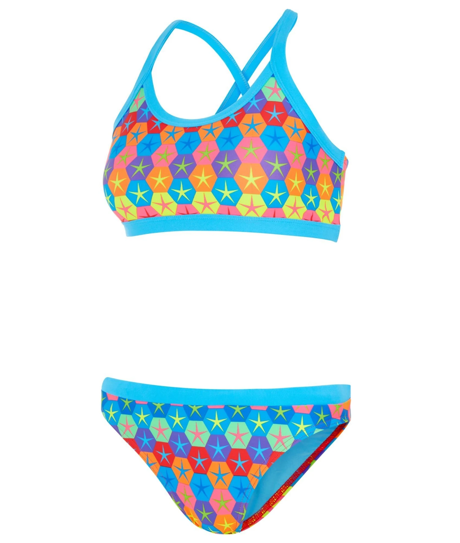 Maru Girls Superstars Pacer Training Swim Bikini - Turquoise 1 Maru Girls Superstars Pacer Training Swim Bikini - Turquoise