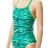 TYR Girl's Durafast Elite Hydra Diamondfit Swimsuit - Green