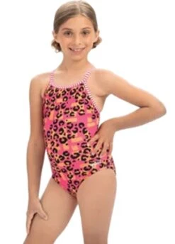 Uglies Girl's RAWR Swimsuit - Pink -Swimsuit Store dolfin 11 1 1