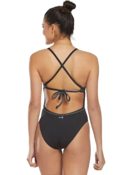 Uglies Girls Solid Swimsuit - Black -Swimsuit Store dolfin 26
