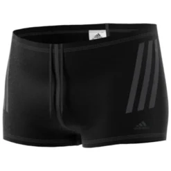Adidas Boy's Pro 3-Stripes Swim Boxers - Black