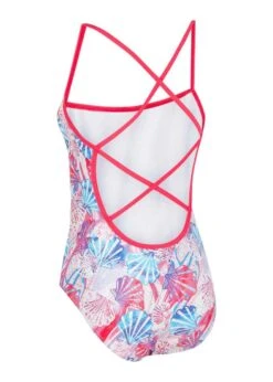 Maru Girl's Fanshell Ecotech Sparkle Jay Back Swimsuit - Pink/Blue 7 Maru Girl's Fanshell Ecotech Sparkle Jay Back Swimsuit - Pink/Blue -Swimsuit Store fs0003 fanshell ecotech sparkle jay back bk 1