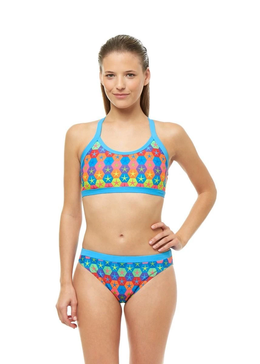 Maru Girls Superstars Pacer Training Swim Bikini - Turquoise 3 Maru Girls Superstars Pacer Training Swim Bikini - Turquoise - Image 3