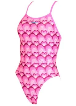 Maru Girls Hearts Swimsuit 5 Maru Girls Hearts Swimsuit -Swimsuit Store girls hearts front gk6542