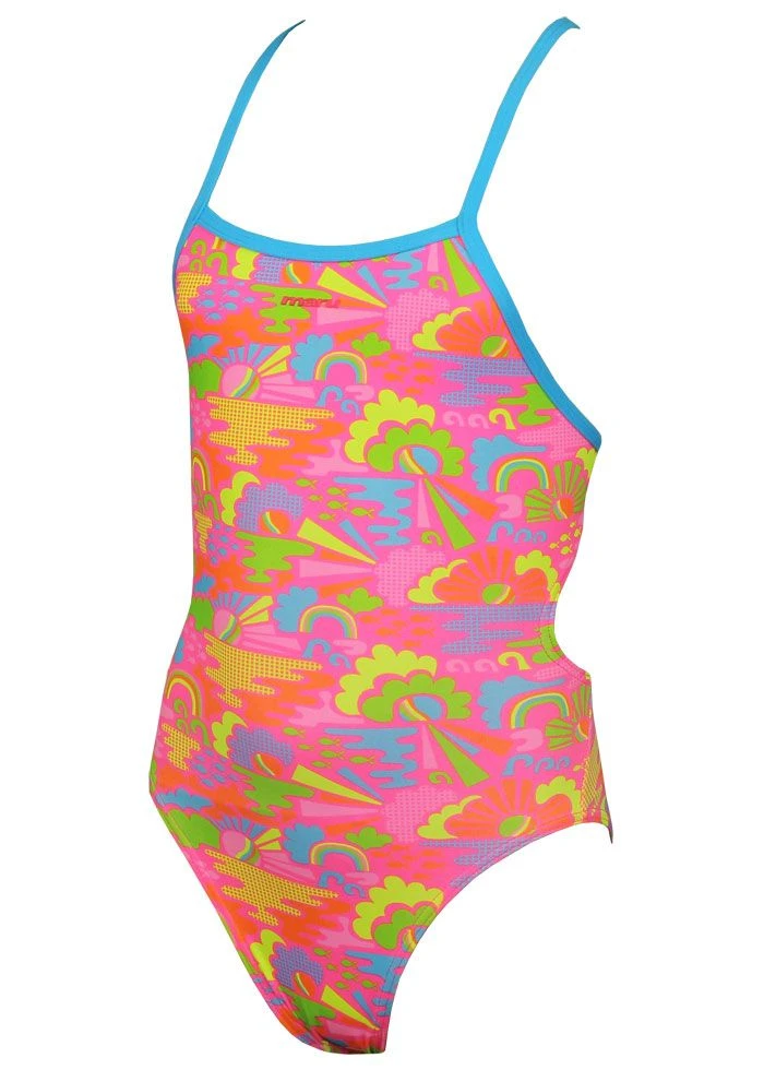 Maru Girls Happy Days Pacer Aero Back Swimsuit 1 Maru Girls Happy Days Pacer Aero Back Swimsuit