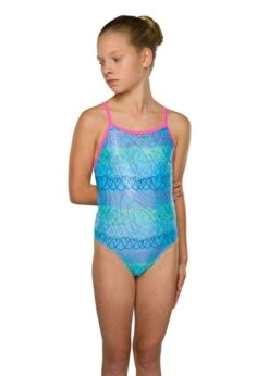 Maru Girls Loveheart Swimsuit -Swimsuit Store gk7541 f wbg