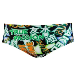 Jaked Boy's American Manga Briefs - Black -Swimsuit Store jcabu12003 010 2