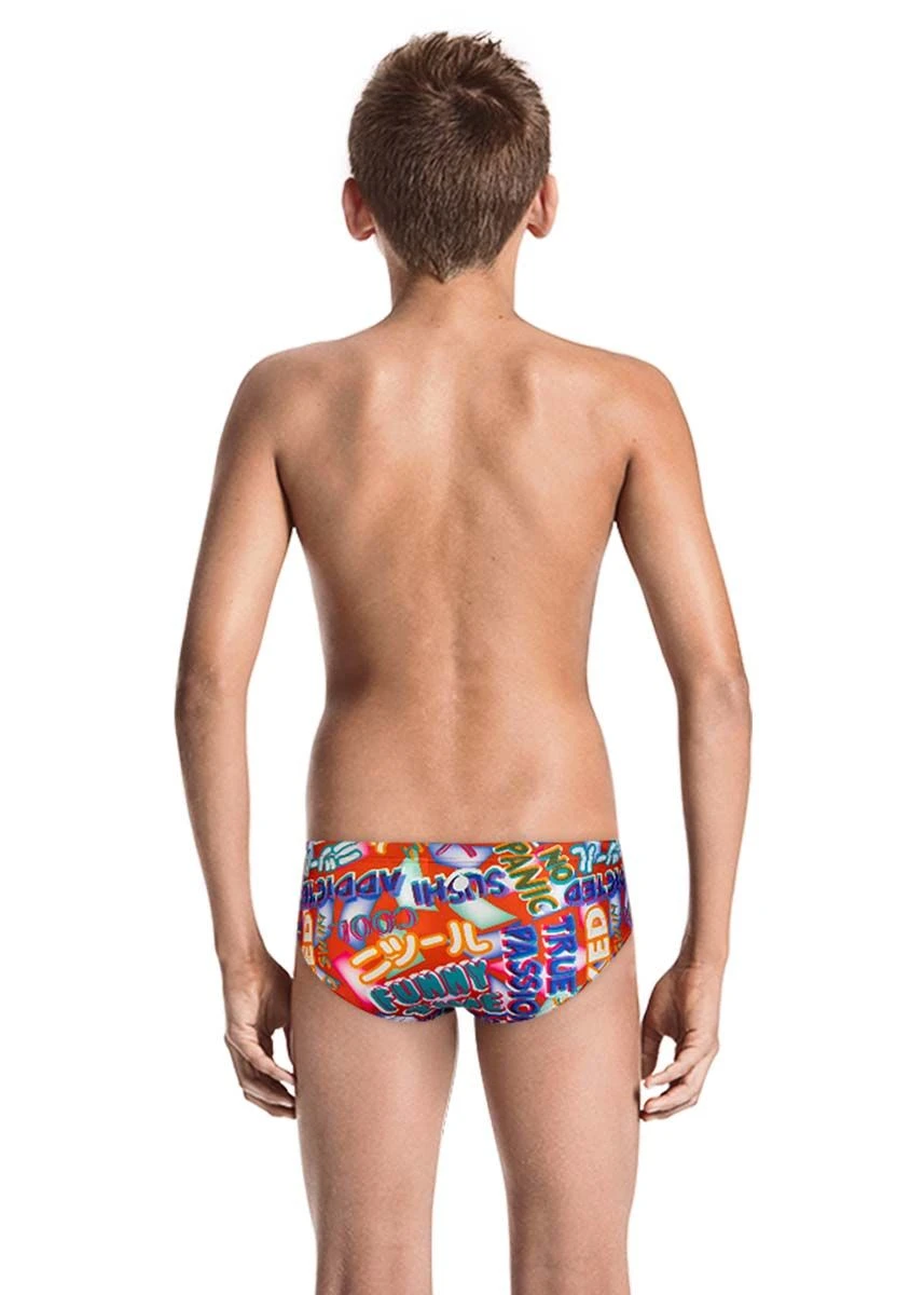 Jaked Boy's American Manga Briefs - Red 2 Jaked Boy's American Manga Briefs - Red - Image 2