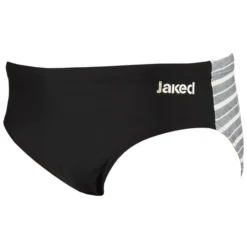 Jaked Boys Love Swim Briefs - Black/Grey