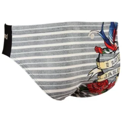 Jaked Boys Love Swim Briefs - Black/Grey -Swimsuit Store jcbfu09007 grey back 1 1