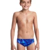 Jaked Boy's Diamonds Briefs - Blue