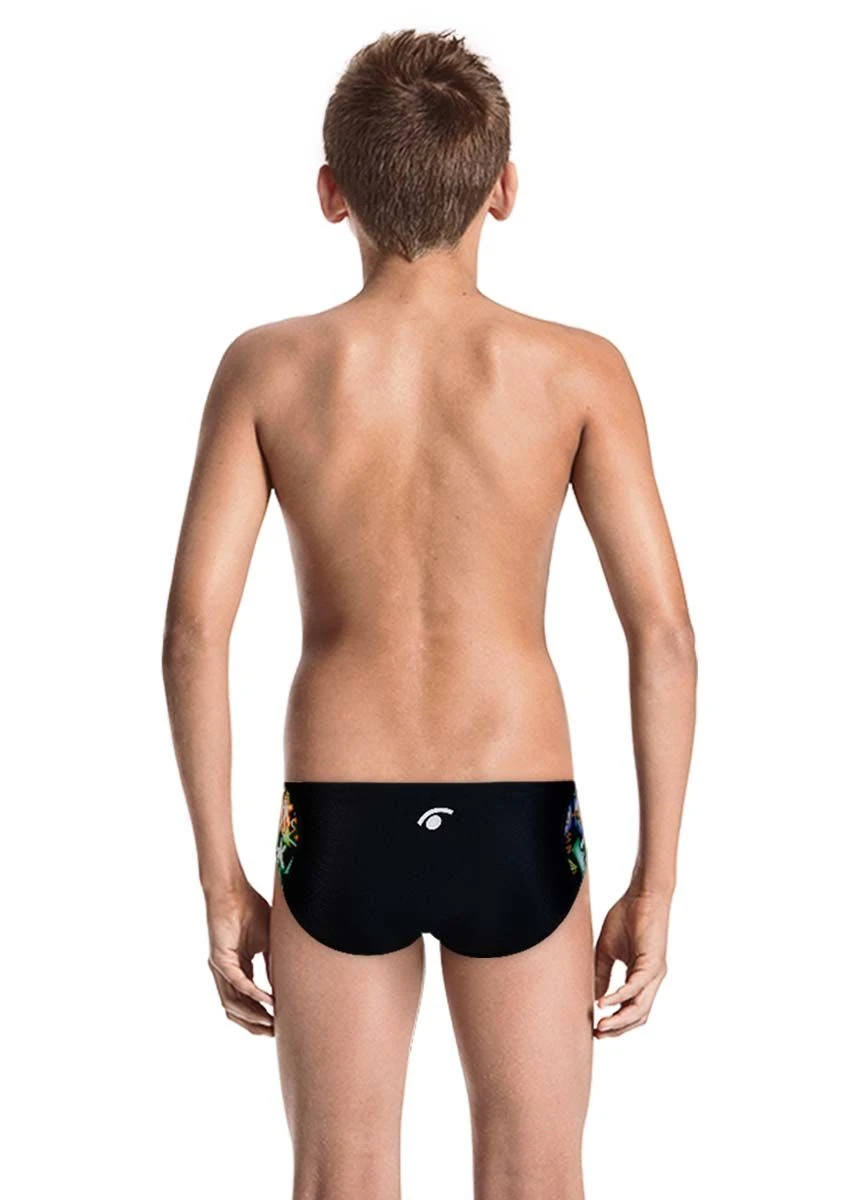 Jaked Boy's Manga Briefs - Black 2 Jaked Boy's Manga Briefs - Black - Image 2