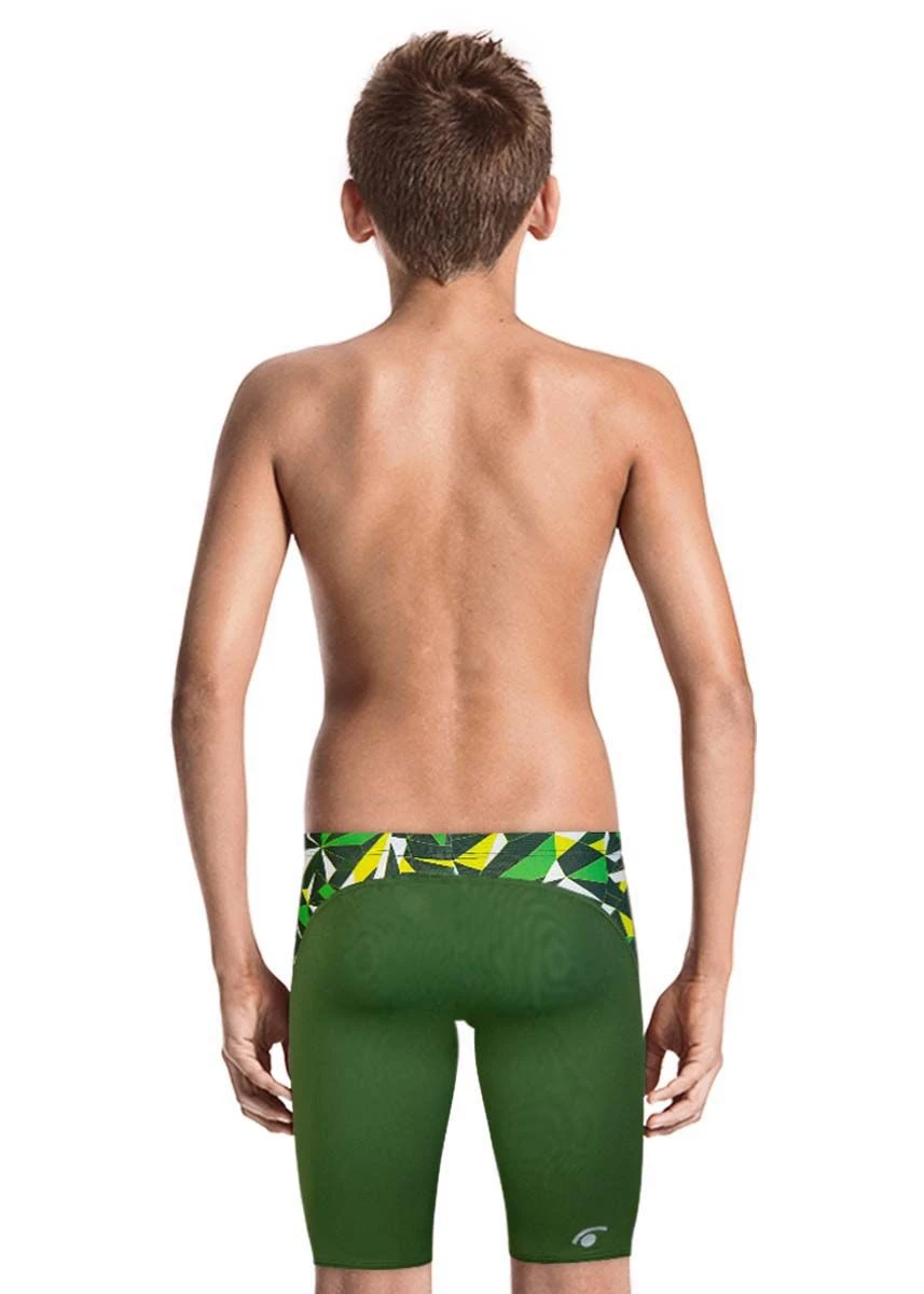 Jaked Boy's Diamonds Jammer - Green 2 Jaked Boy's Diamonds Jammer - Green - Image 2