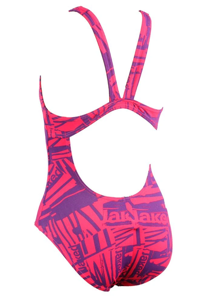 Jaked Girls Zebra Swimsuit - Pink 2 Jaked Girls Zebra Swimsuit - Pink - Image 2