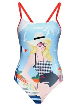 Jaked Girls One Piece Mood Saint Tropez Swimsuit - Blue
