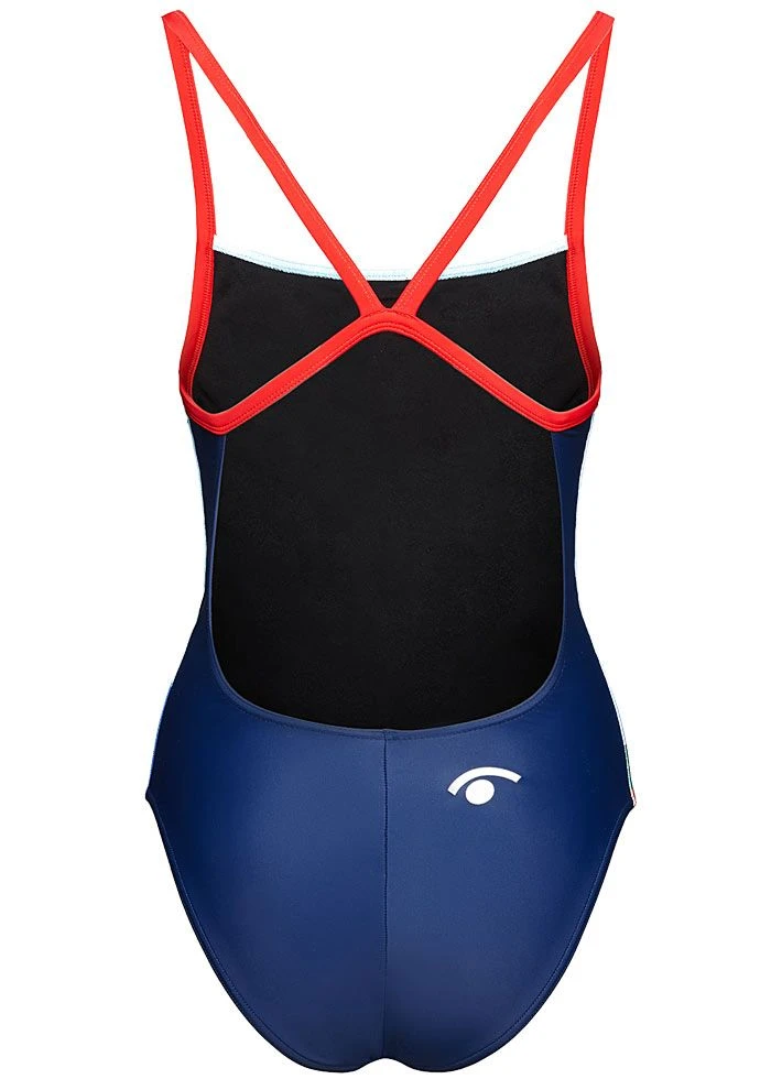 Jaked Girls One Piece Mood Saint Tropez Swimsuit - Blue 2 Jaked Girls One Piece Mood Saint Tropez Swimsuit - Blue - Image 2