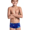 Jaked Boy's Diamonds Trunks - Blue