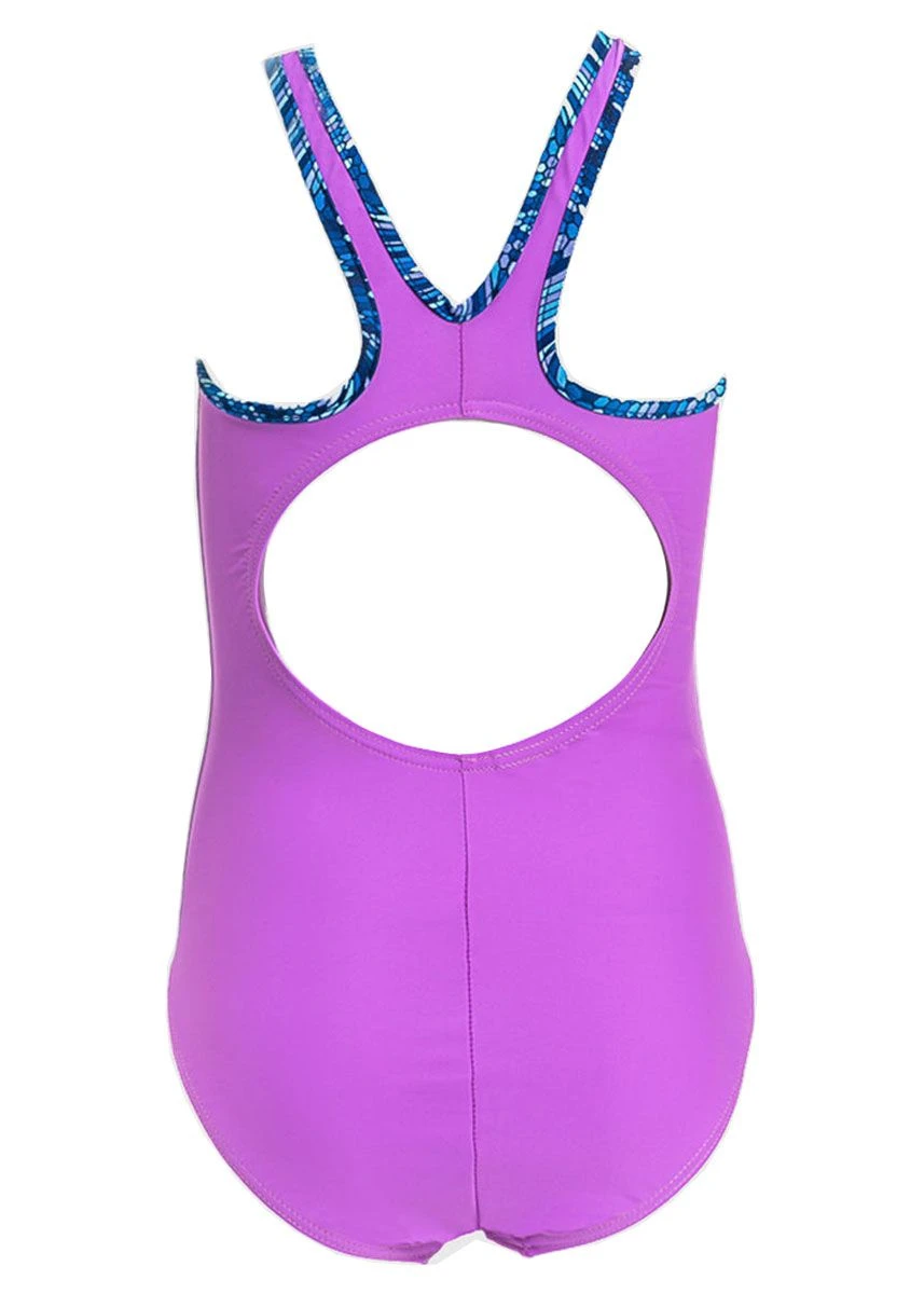 Aquarapid Girls Loney Swimsuit - Pink 2 Aquarapid Girls Loney Swimsuit - Pink - Image 2