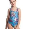 Mad Wave Girls Pretty Swimsuit - Azure