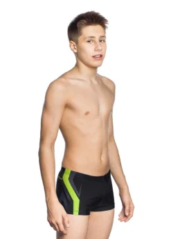 Mad Wave Boy's Brave Swim Shorts - Black / Yellow -Swimsuit Store m0289 02 6 z6w brave 2