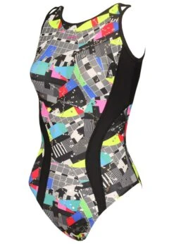Maru Test Card Sparkle Swimsuit - Grey