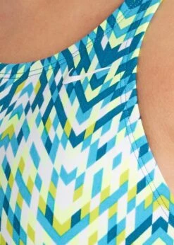 Nike Digi Arrow Girls' Powerback Swimsuit - Blue -Swimsuit Store ness9005 430 alt3 1