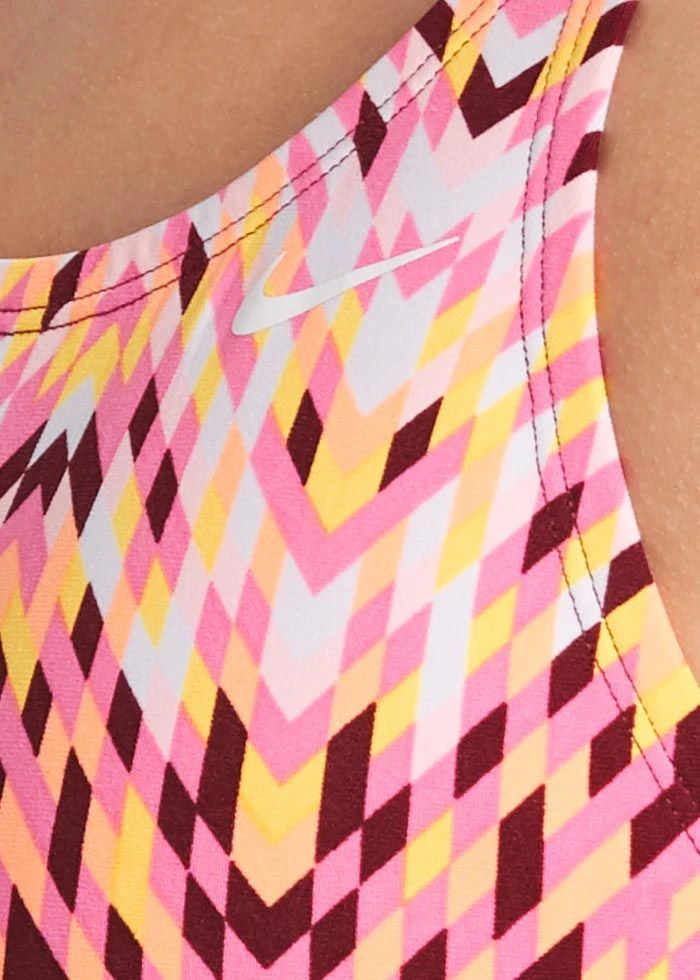 Nike Digi Arrow Girls' Powerback Swimsuit - Fuchsia 4 Nike Digi Arrow Girls' Powerback Swimsuit - Fuchsia - Image 4