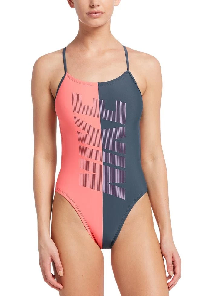 Nike Rift Girls Swimsuit - Monsoon Blue 1 Nike Rift Girls Swimsuit - Monsoon Blue